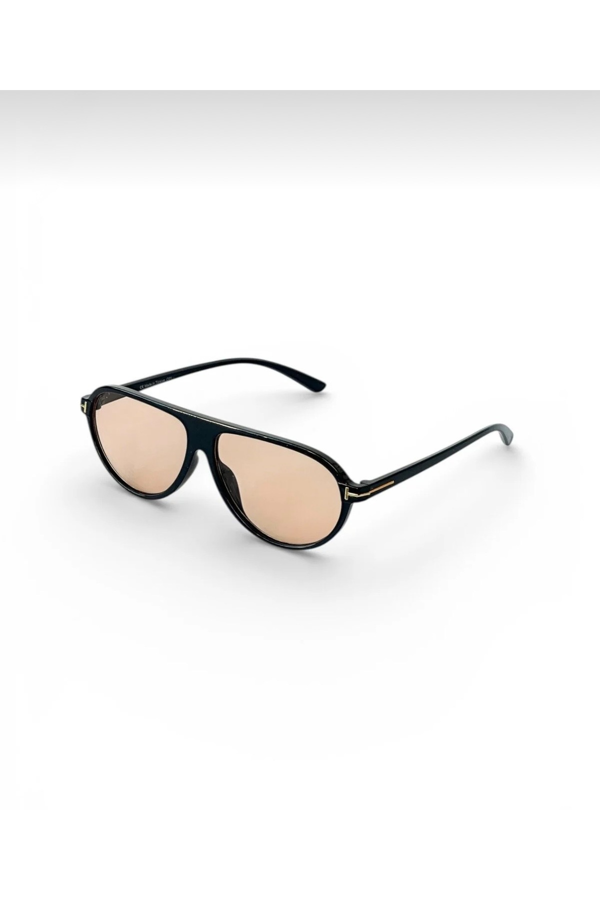 PİYESBOUTİQUE Unisex Kadın Erkek Uv400 Korumalı Çerçeveli Pilot Damla Kılıf Ve Silme Bezi Hediyeli Güneş Gözlüğü - Görsel 2
