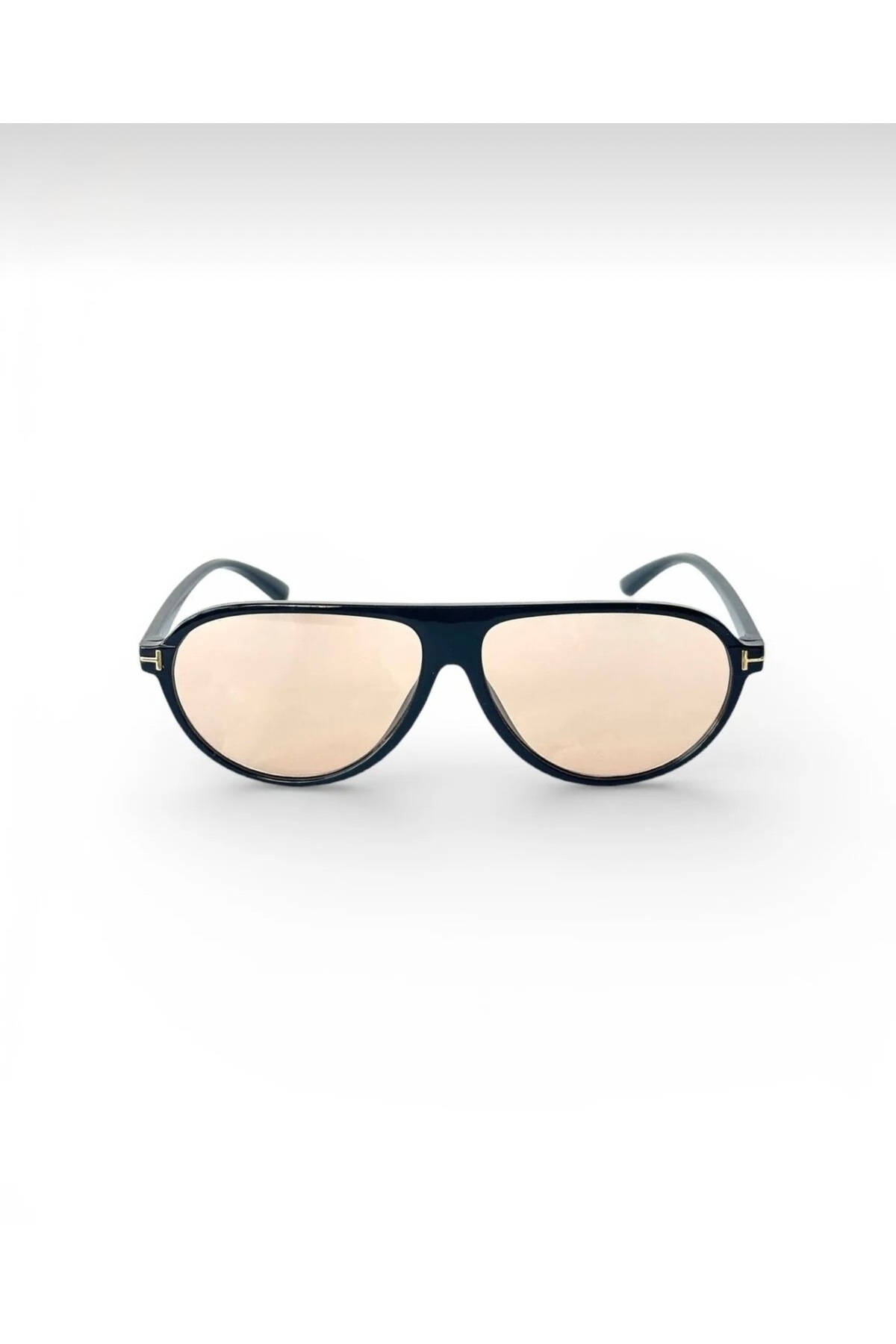 PİYESBOUTİQUE Unisex Kadın Erkek Uv400 Korumalı Çerçeveli Pilot Damla Kılıf Ve Silme Bezi Hediyeli Güneş Gözlüğü - Görsel 3