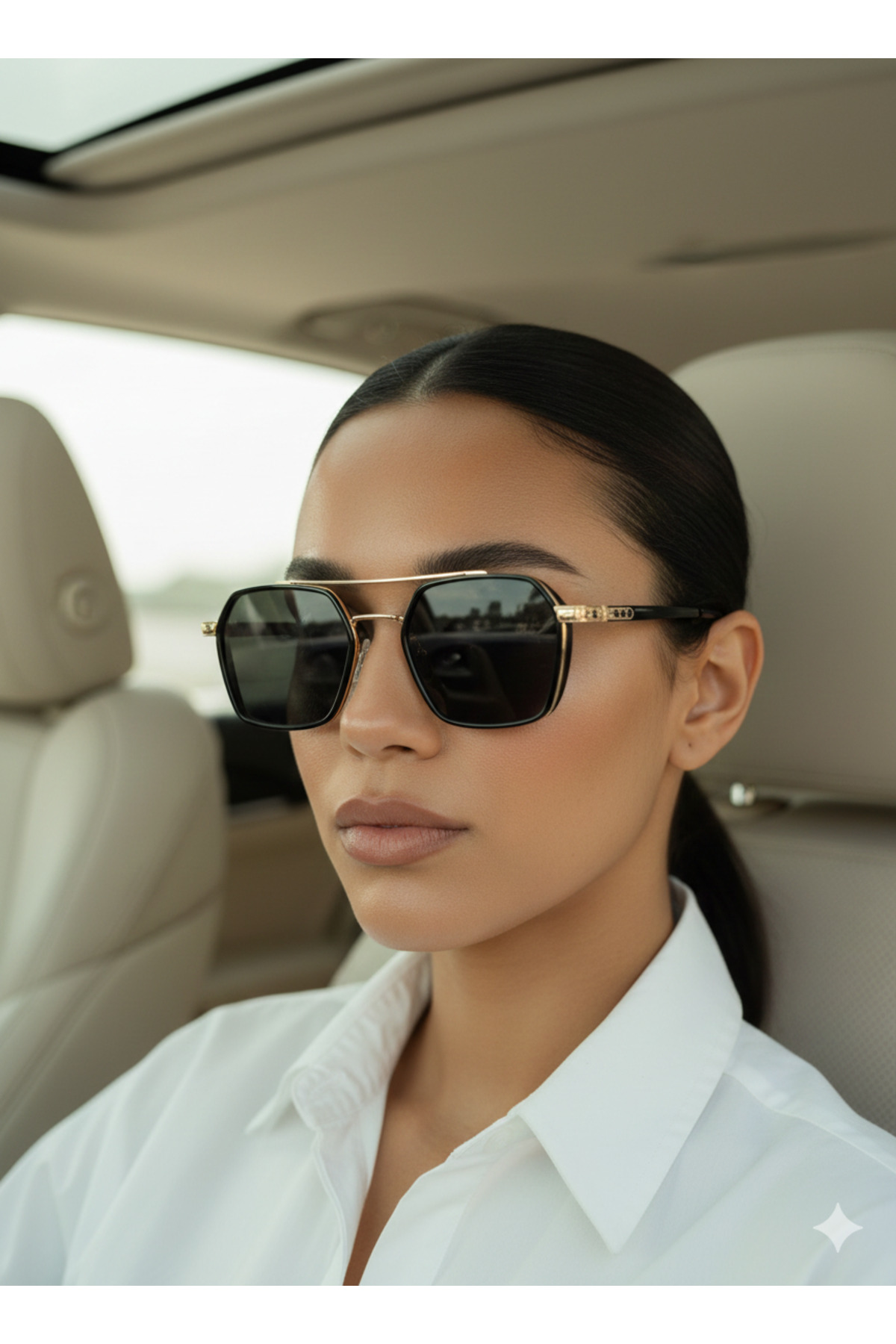 PİYESBOUTİQUE Brooklyn Model Güneş Gözlüğü - Görsel 2
