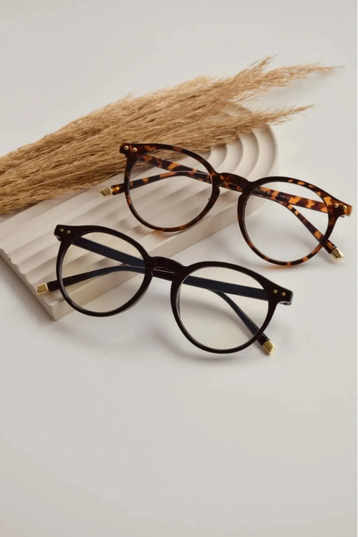 ss glasses unisex uv400 korumalı mavi ışık filtleri tarz şeffaf gözlük - Görsel 2