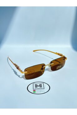 MOONMEE LİONS GÜNEŞ GÖZLÜĞÜ - Unisex Güneş Gözlüğü Kahve UV400 Korumalı