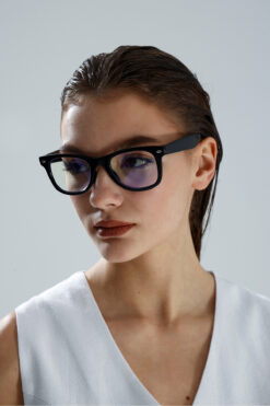 miii Siyah Çerçeveli Mavi Işık Korumalı Güneş gözlüğü