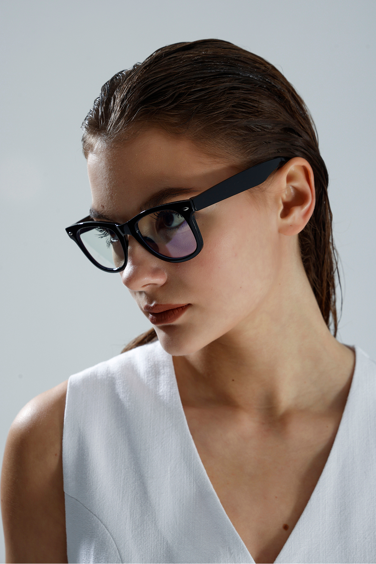 miii Siyah Çerçeveli Mavi Işık Korumalı Güneş gözlüğü - Görsel 3