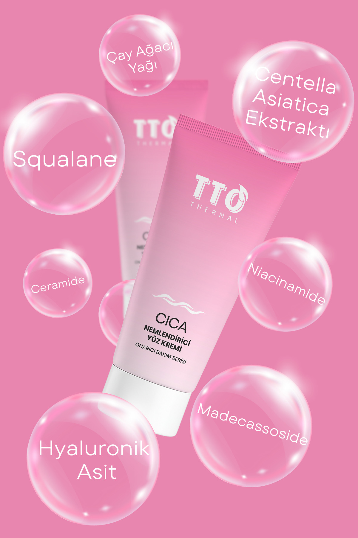 TTO THERMAL CICA NEMLENDİRİCİ YÜZ KREMİ 50 ML -LASMAN FİYATI - Görsel 3