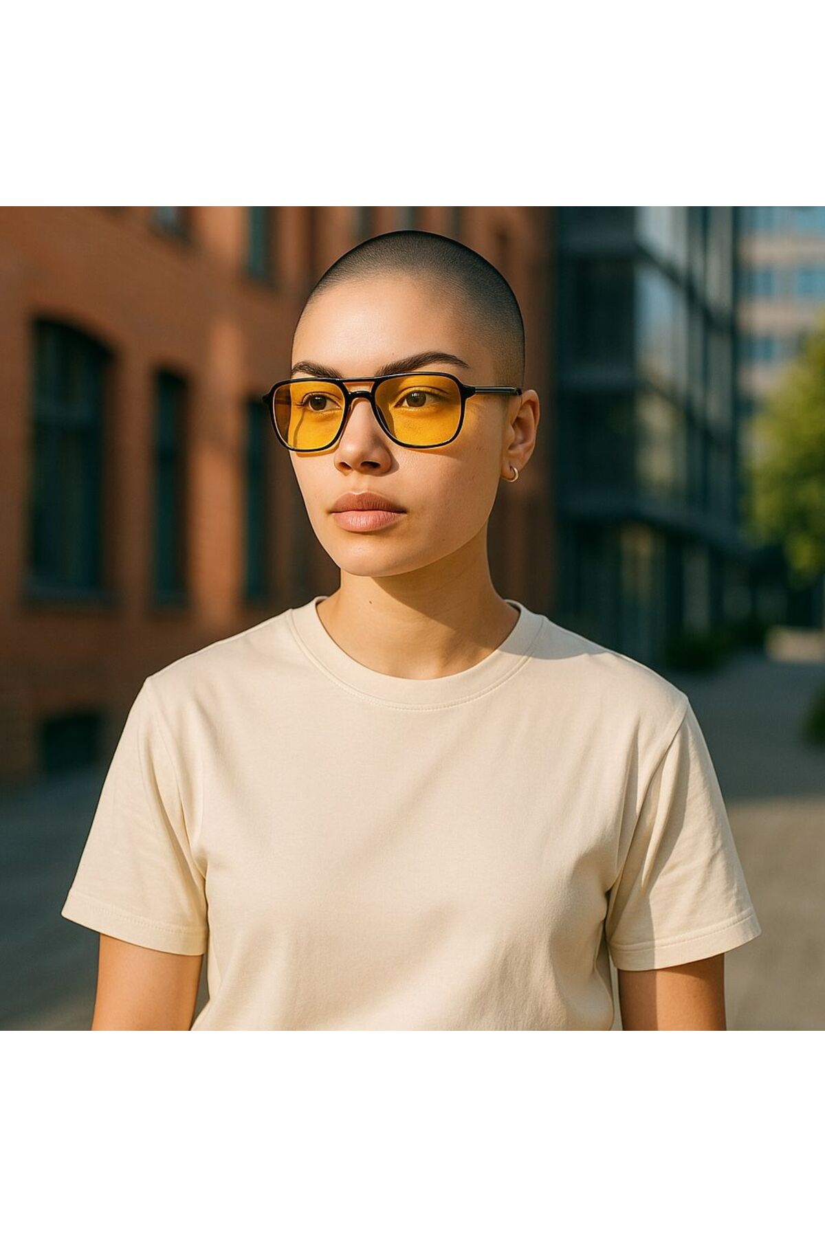 Optiplus Unisex Retro Klasik Model Antifar Gözlük Gece Görüş-sürüş , Kar, Sis Gözlüğü - Görsel 3