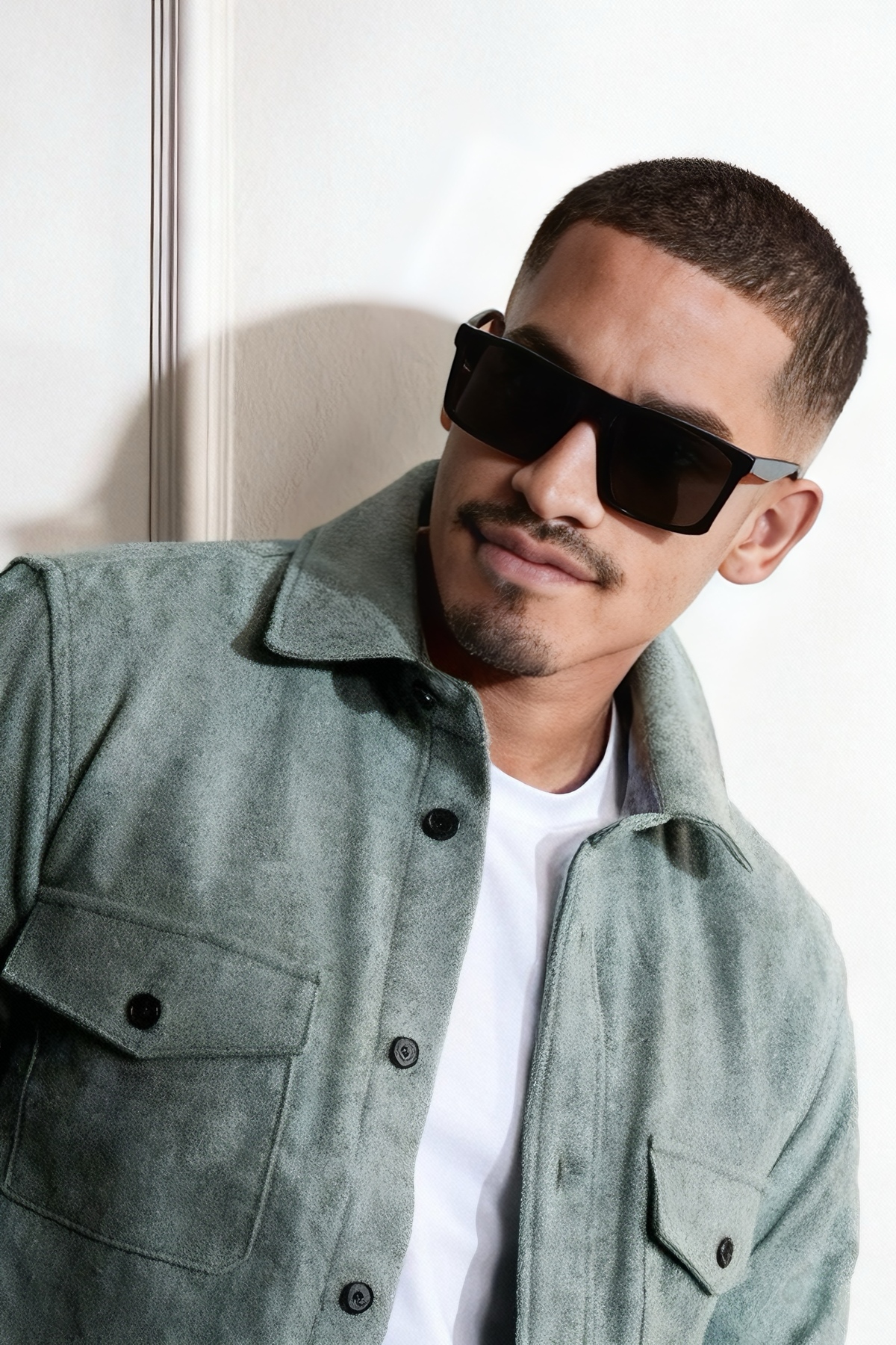 Eyesofia Angeles Yüksek Kalite Kemik Siyah Unisex Güneş Gözlüğü - Görsel 3