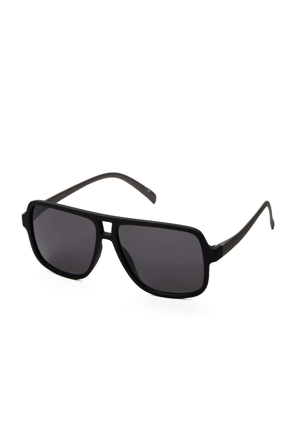 Chunky Frame Aspenya Polarize Yüksek Kalite Siyah Unisex Güneş Gözlüğü - Görsel 2