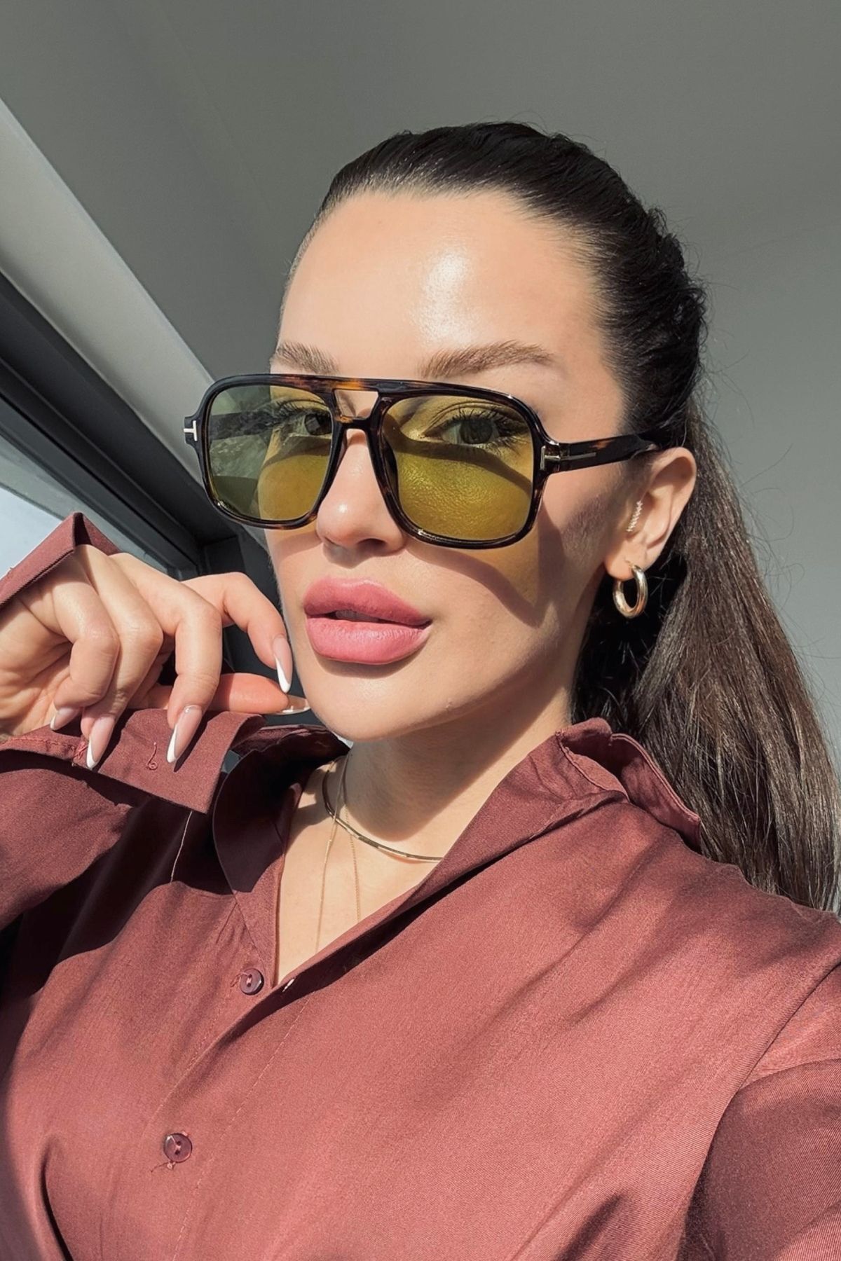 REN EYEWEAR FANCY BÜYÜK BOY Yeni Sezon Popüler Kadin Gözlük / Ren Eyewear