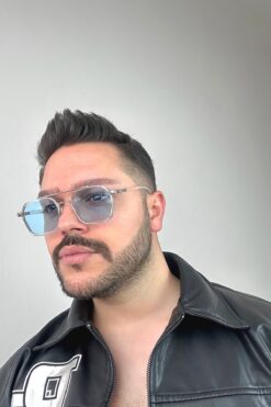 Roger Bacon Buz Mavi Erkek Güneş Gözlüğü Uv400 Koruma