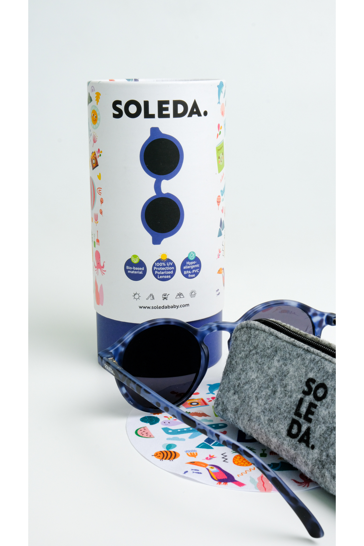 SOLEDA Yetişkin Güneş Gözlüğü Ocean Blue - Görsel 2