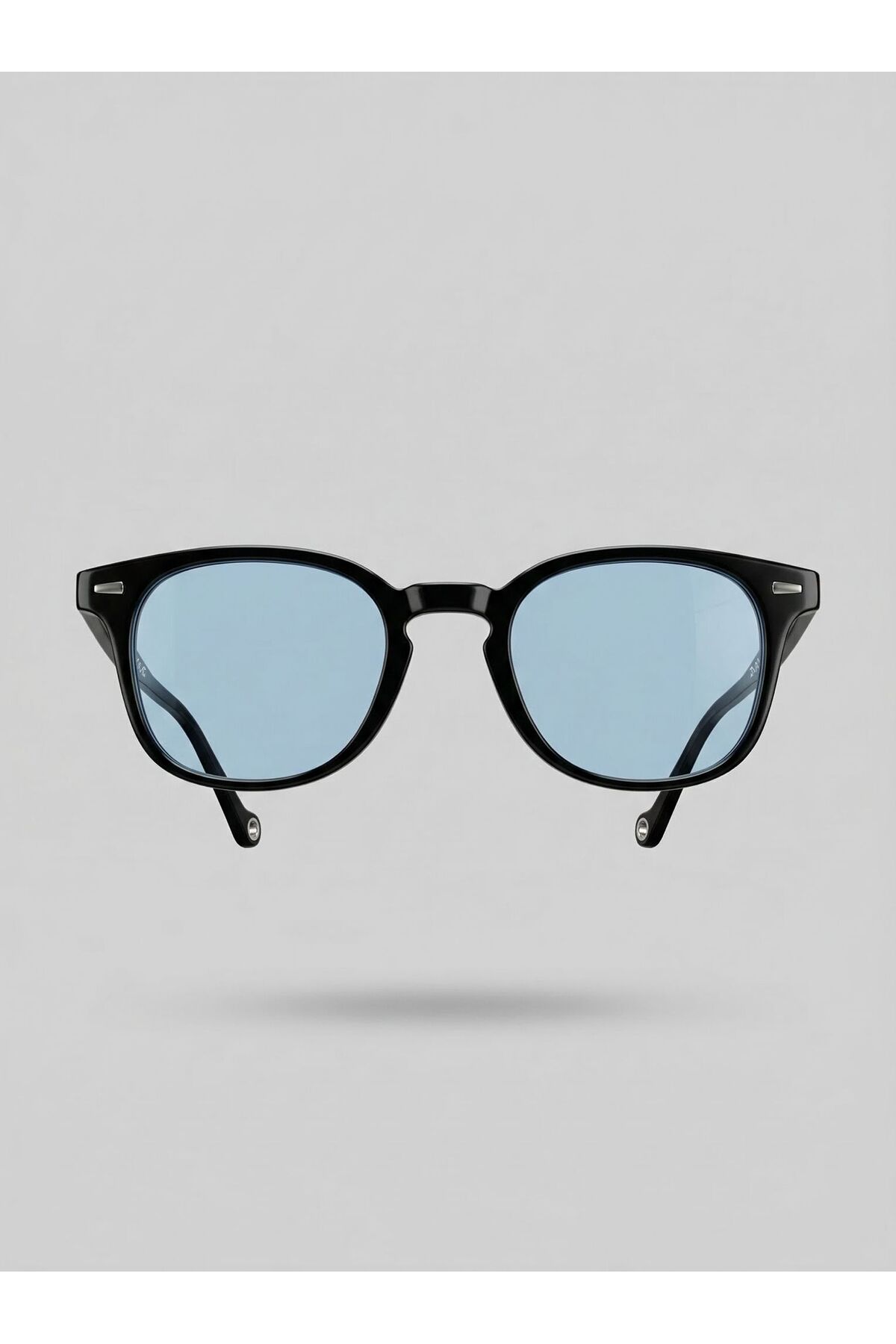 VEGA EYEWEAR Buggy Unisex Siyah Küçük Boy Güneş Gözlüğü Mavi Camlı Trend model - Görsel 2