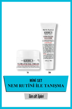 Kiehl's Mini Nemlendirme Seti Ultra Facial Cream & Ultra Facial Cleanser
