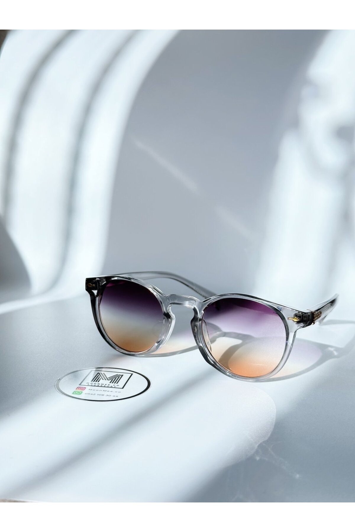 MOONMEE Werth Güneş Gözlüğü - Unisex Güneş Gözlüğü Yeşil UV400 Korumalı - Görsel 2