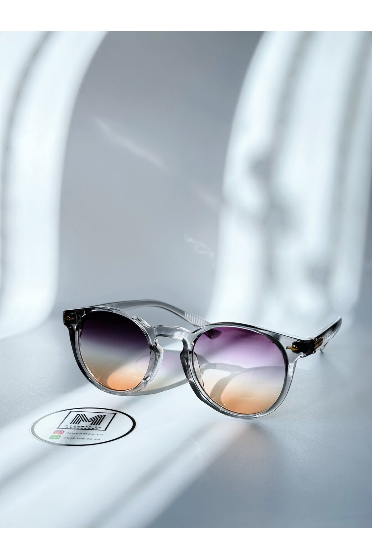 MOONMEE Werth Güneş Gözlüğü - Unisex Güneş Gözlüğü Yeşil UV400 Korumalı - Görsel 3