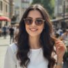 MONAL EYEWEAR NEW YORK U.S. MODEL NUDE ÇERÇEVE KAHVE CAM YUVARLAK UNISEX GÜNEŞ GÖZLÜĞÜ UV400 KORUMA