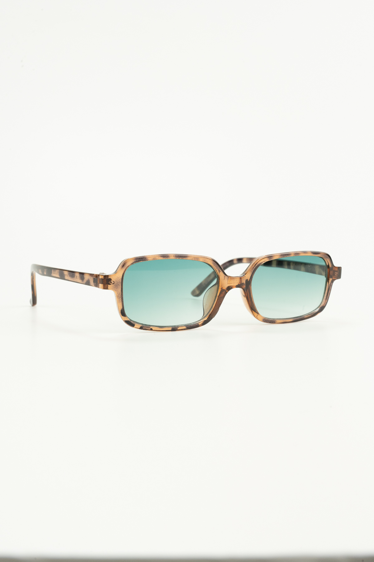 TARSS Liana Leopar İnce Dikdörtgen Güneş Gözlüğü | UV400 - Görsel 3