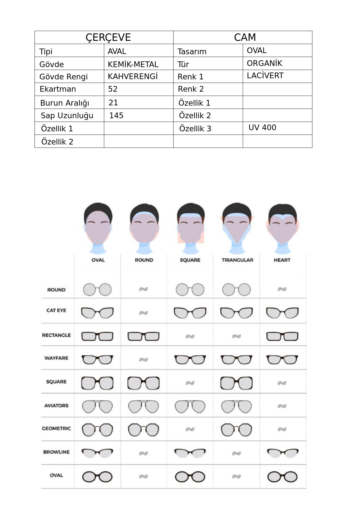 Web W 0224 56V UNİSEX GÜNEŞ GÖZLÜĞÜ - Görsel 3