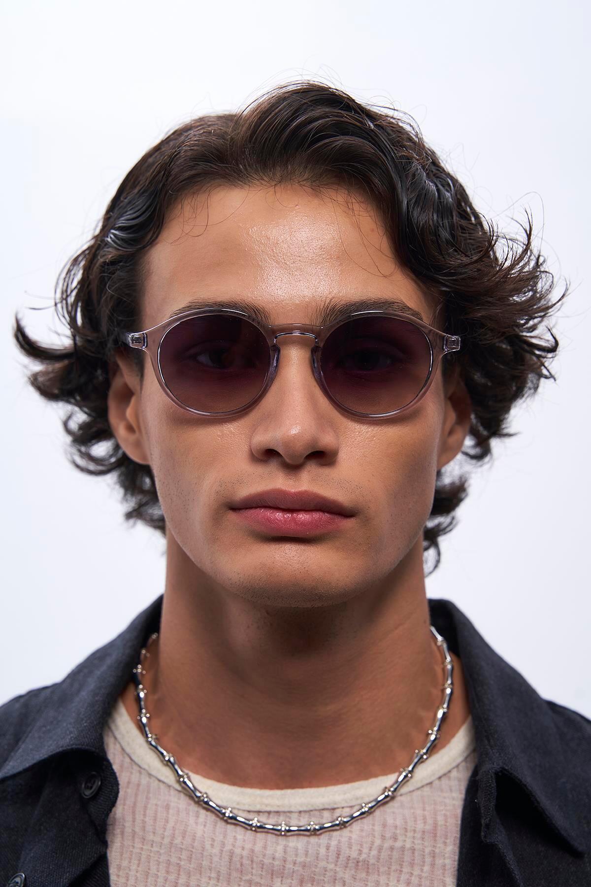 Bilge Karga Pearl Grey Black Degrade Erkek Güneş Gözlüğü