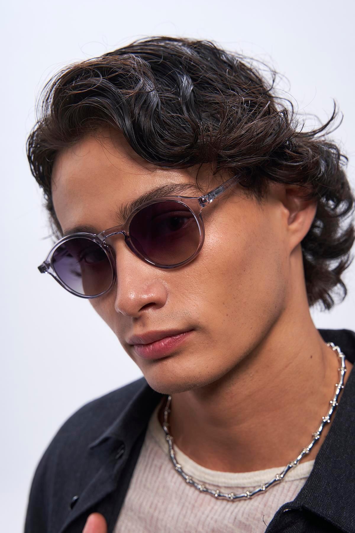 Bilge Karga Pearl Grey Black Degrade Erkek Güneş Gözlüğü - Görsel 2