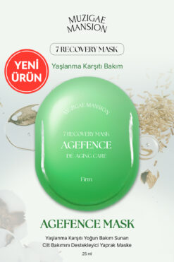 Muzigae Mansion Yaşlanma Karşıtı Agefence Özlü Yaprak Maske 7 Recovery Maskpack (Agefence Mask)