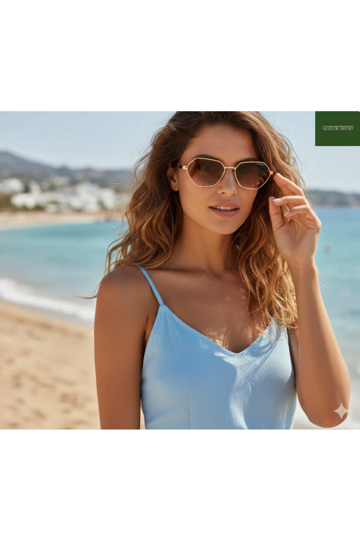 Vogue 0VO4349S 848/13 - Soluk altın Kadın Güneş Gözlüğü