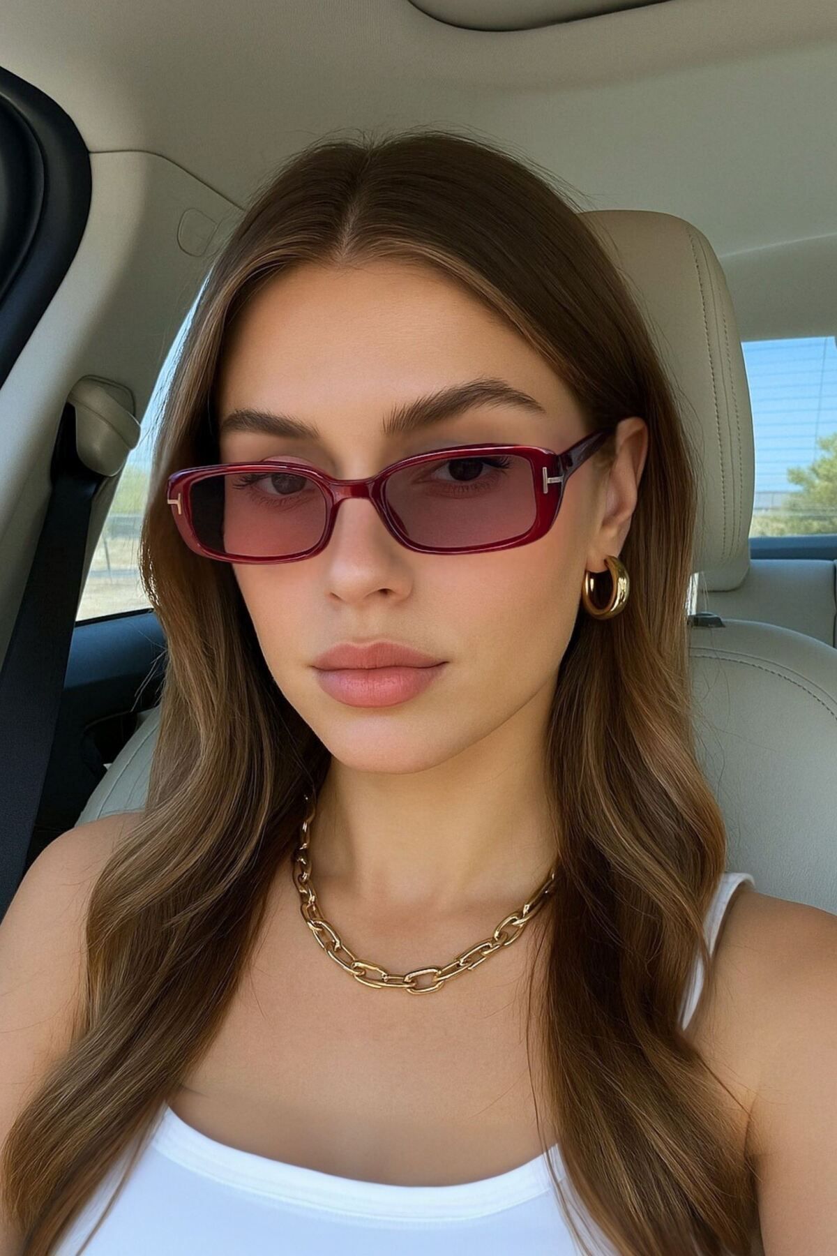 COOLANDBETTER Karry Oval Yeni Sezon Kadın Güneş Gözlüğü / Ren Eyewear