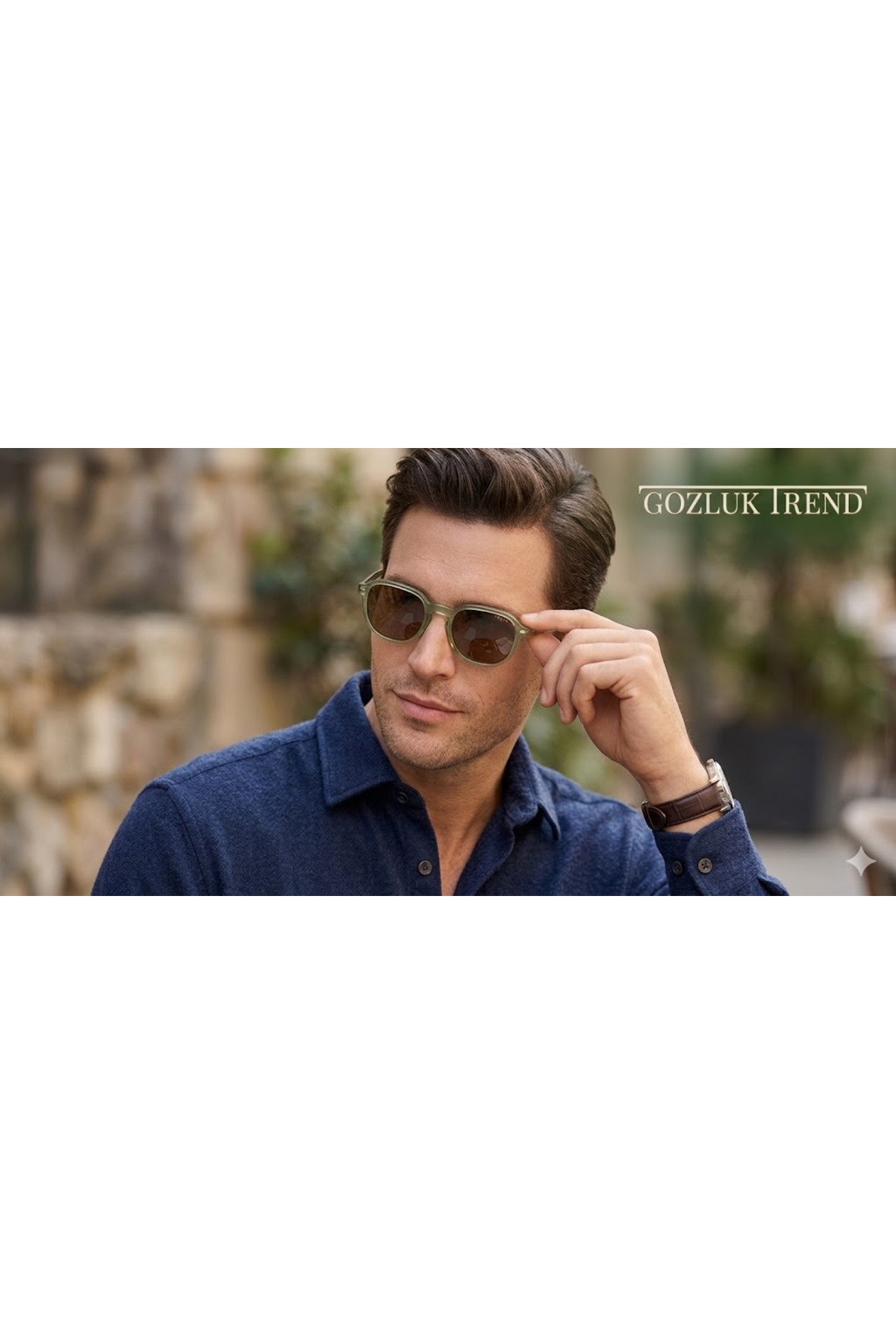 Vogue VO5707S 318773 - Şeffaf yeşil 51 ERKEK GÜNEŞ GÖZLÜĞÜ