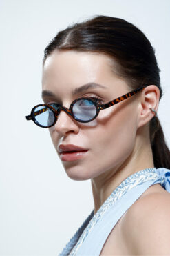 MOONMEE JIF Güneş Gözlüğü - Unisex Güneş Gözlüğü Mavi UV400 Korumalı