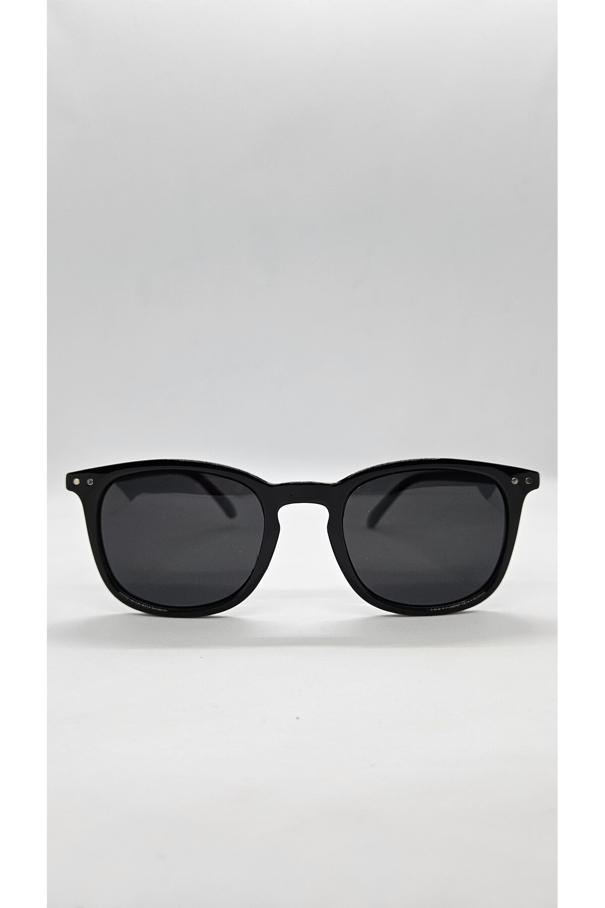 De Valentini Siyah Köşeli Kemik Unisex Güneş Gözlüğü - Görsel 3