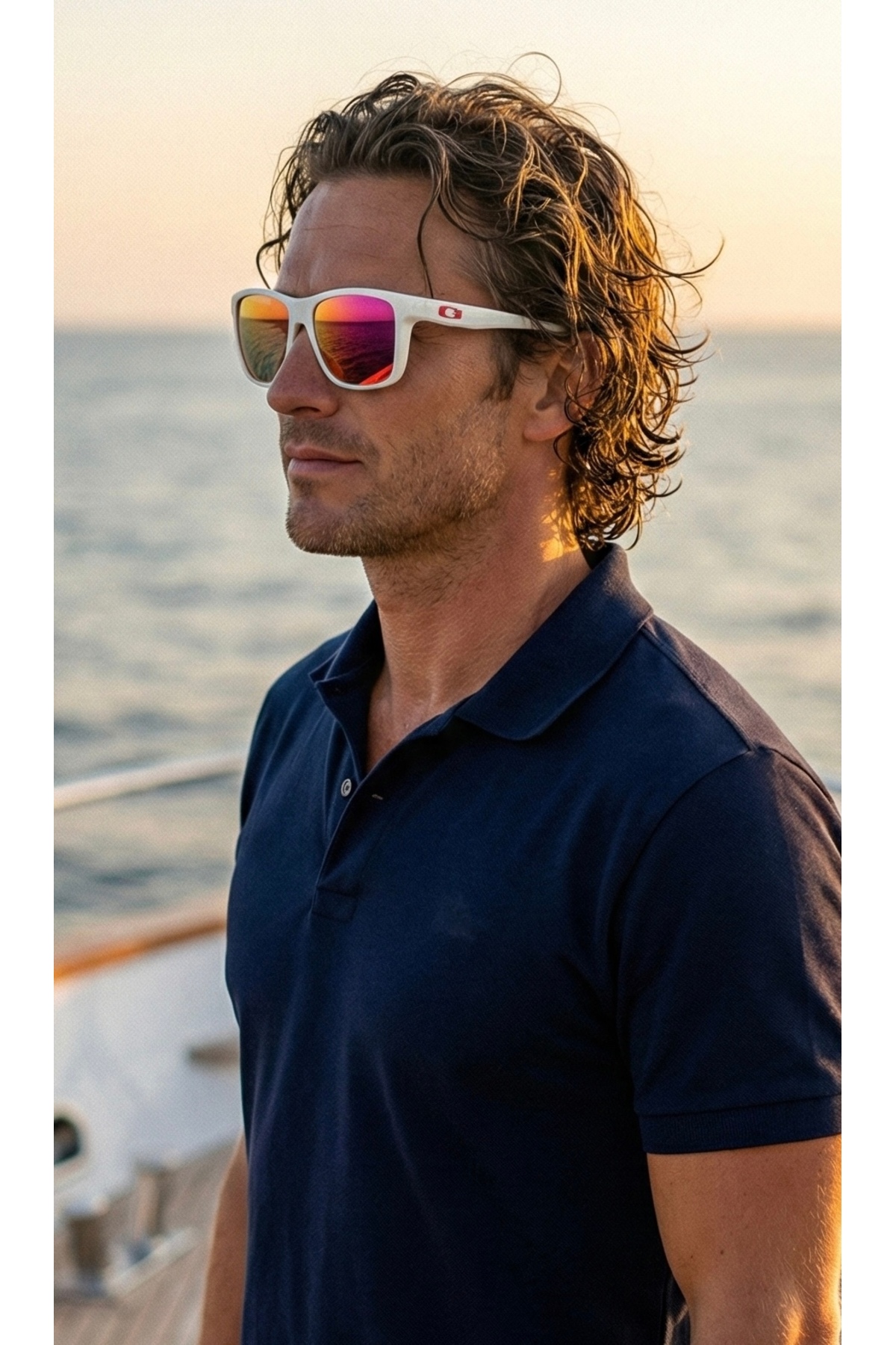 Olivier Philippe LEADLINE C199 57 Olivier Philippe Polarize Güneş Gözlüğü - Görsel 3