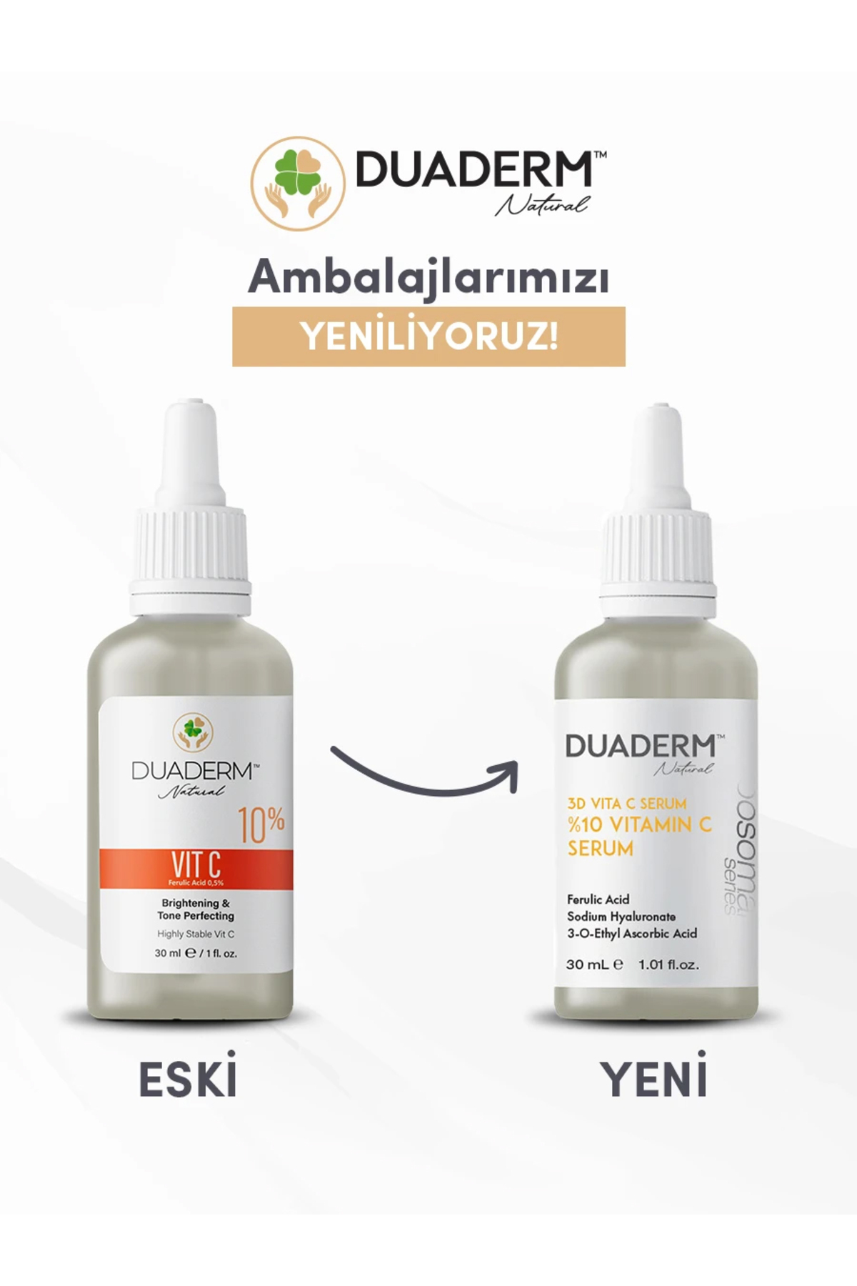 Duaderm Lipozomal %10 C Vitamin Cilt Bakım Serumu 30 ml - Görsel 3