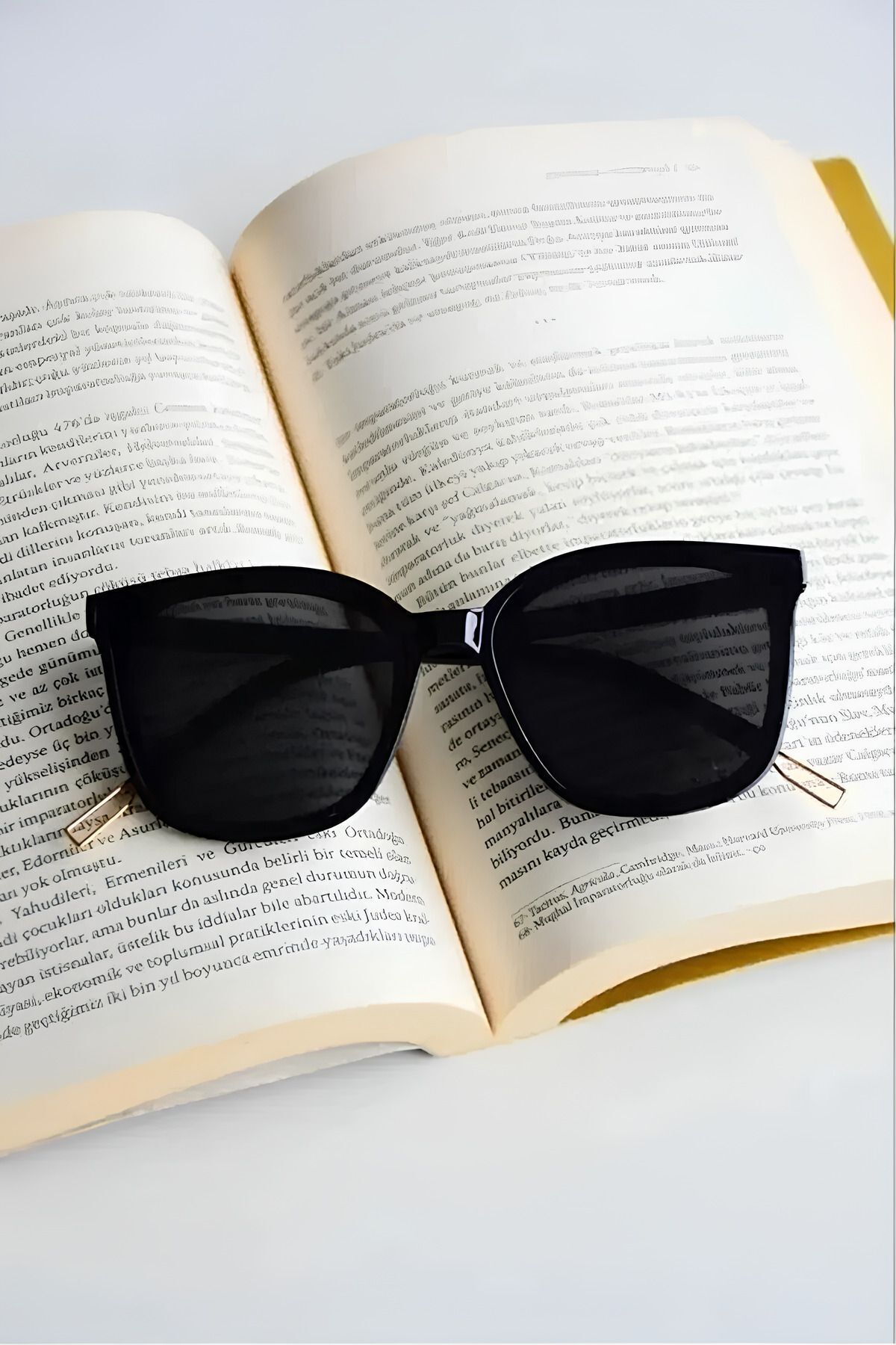 MACERATİ Tanca Kadın Siyah Oval Çerçeve Uv400 Güneş Gözlüğü - Görsel 3