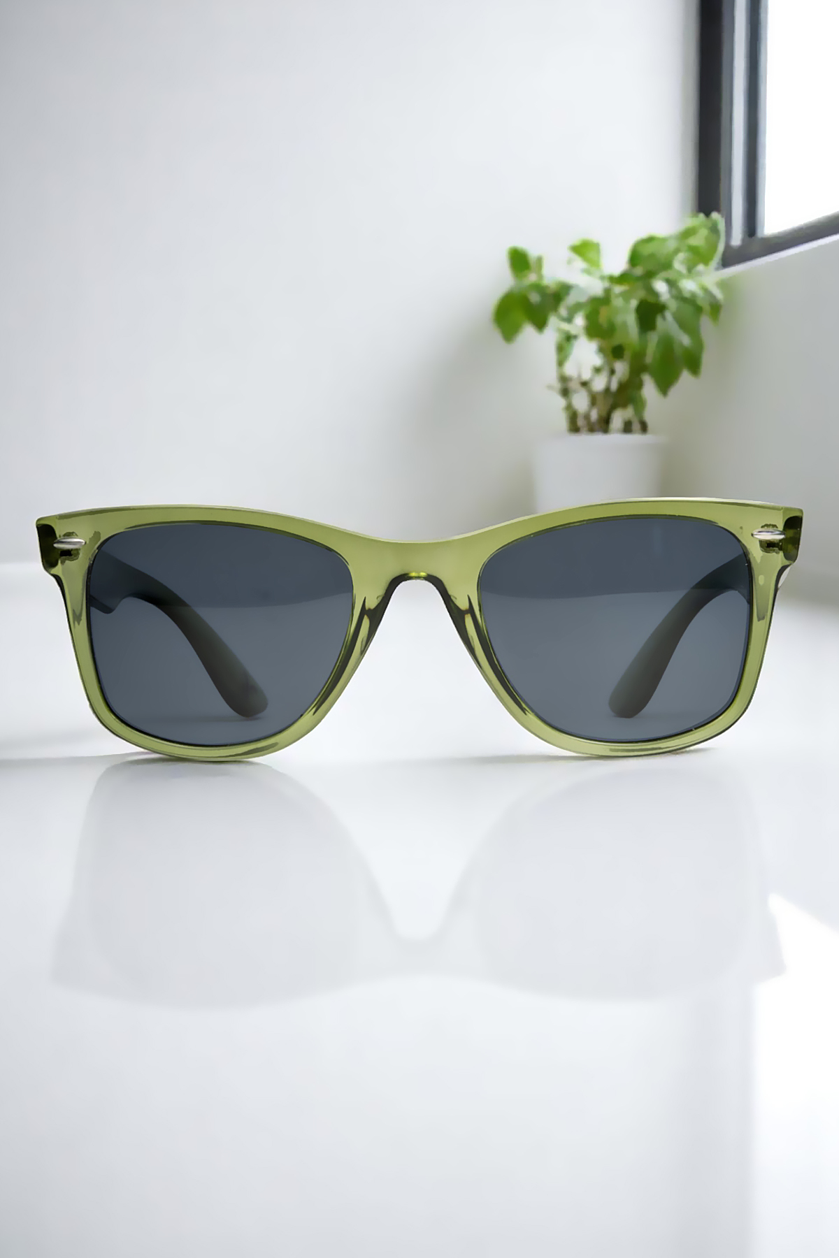 Daniel Klein Orijinal %100 Polarize UV400 Korumalı Yeşil Renk Wayfarer Unisex Güneş Gözlüğü DKG6271C5 - Görsel 2