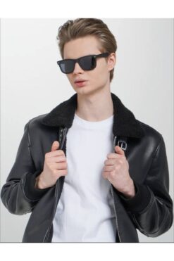 STAOOM Wayfarer Eğimli Siyah Güneş Gözlüğü