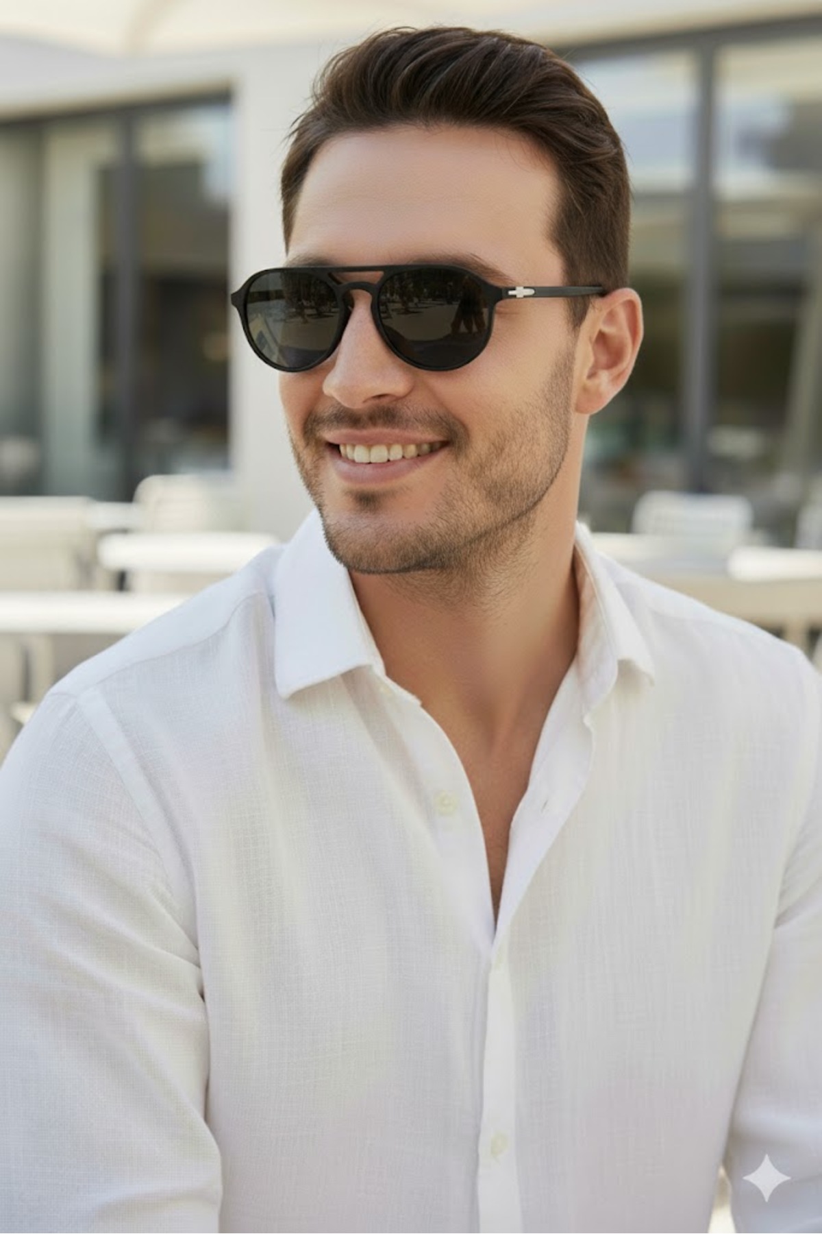 Benx Sunglasses DAMLA MODEL KÖPRÜLÜ KEMİK GÜNEŞ GÖZLÜĞÜ - Görsel 2