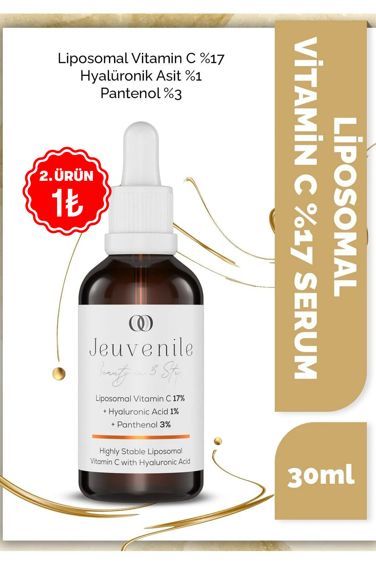 Jeuvenile Liposomal Vitamin C %17 Serum – Yoğun Aydınlatıcı & Canlandırıcı Etki