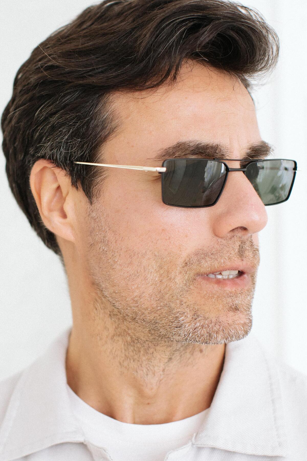 Bilge Karga Eryka Gold Black Green Erkek Güneş Gözlüğü - Görsel 3