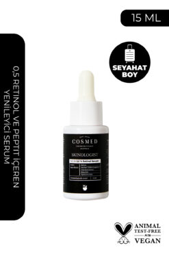 COSMED %0.5 Retinol ve Peptit İçeren Yenileyici Serum/%0.5 RETINOL SERUM 15 ML