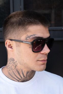 Roger Bacon Siyah Erkek Güneş Gözlük Uv400 Koruma