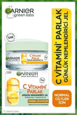 Garnier C Vitamini Parlak Günlük Aydınlatıcı Nemlendirici Jel (C Vitamini + Limon)