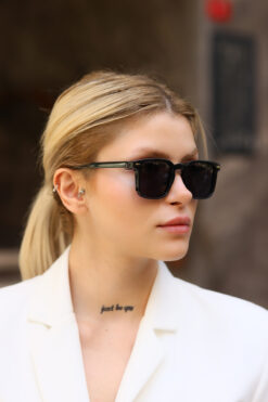 Zzla Unisex Siyah Kare Güneş Gözlüğü