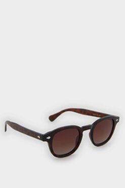 DeFacto Erkek Yuvarlak Kahve Plastik Çerçeve Kahve Cam Polarize Güneş Gözlüğü F0575AXNS