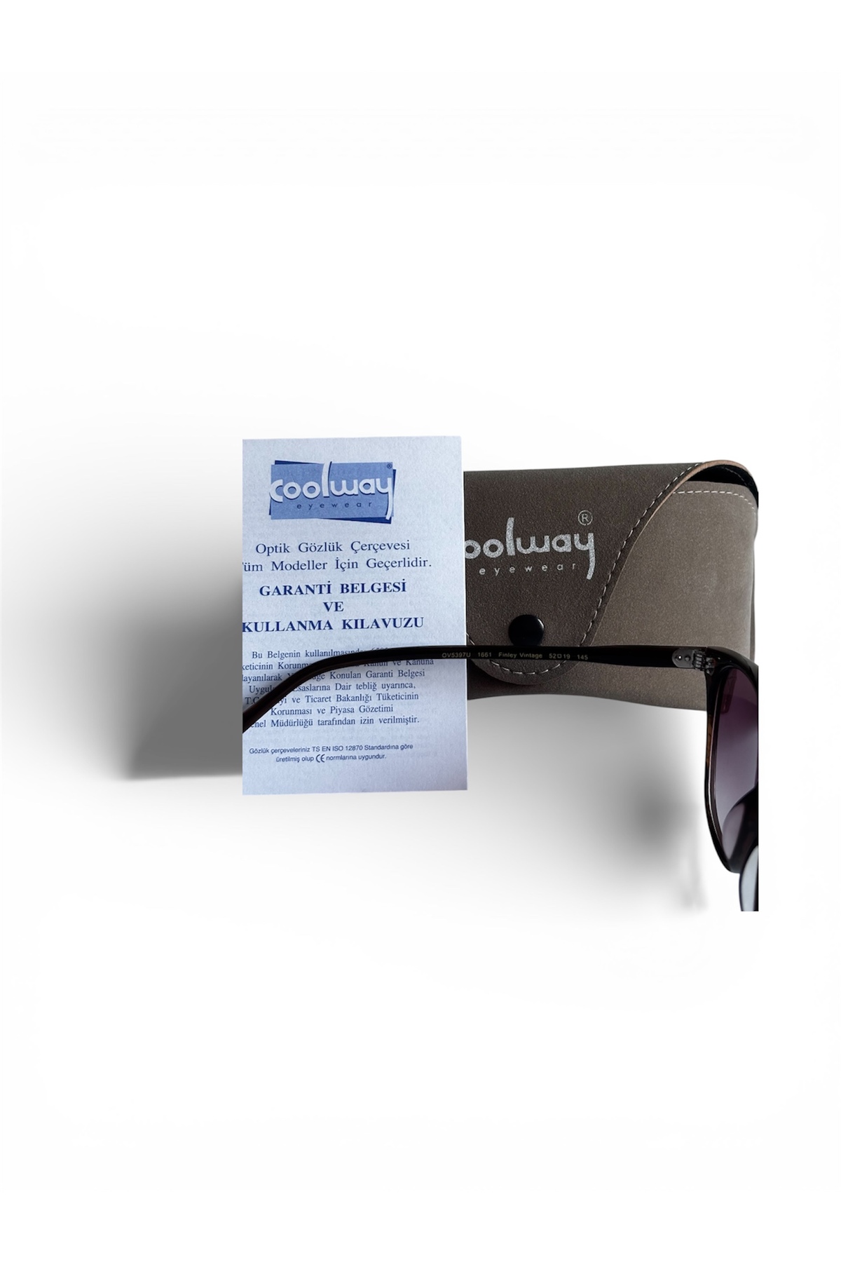 COOLWAY Kadın Oval Asetat Güneş Gözlüğü - Görsel 2