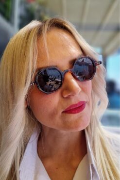 Uniquetrenders Unisex Lonnie Köşeli Küçük Retro Punk Model Güneş Gözlüğü