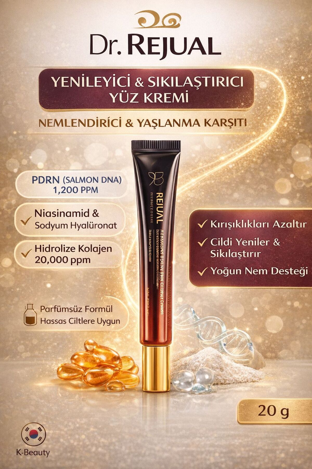 Dr. Rejuall Rejuall Advanced Pdrn Rejuvenating Yüz Kremi 20 ml