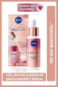 NIVEA Cellular Expert Lift Şekillendirici Serum 30ml, Yüz, Boyun Ve Dekolte Bölgesi Yaşlanma KArşıtı