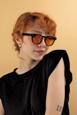 Focus On Victor Black Orange Güneş Gözlüğü