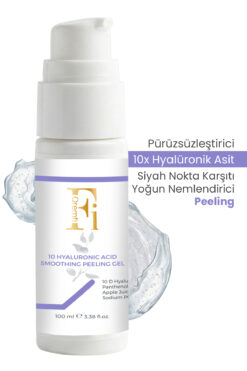 Qremfi 10 Farklı Hyalüronik Asit İçeren Pürüzsüzleştirici ve Yoğun Nemlendirici Jel Peeling 100 ml