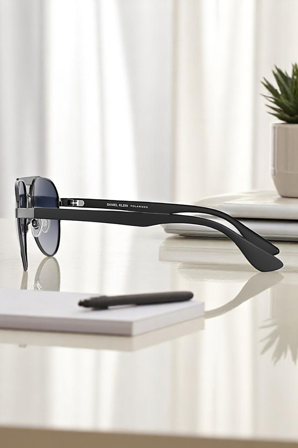 Daniel Klein Orijinal %100 Polarize UV400 Korumalı Füme Renk Erkek Güneş Gözlüğü DKG6279C1 - Görsel 3