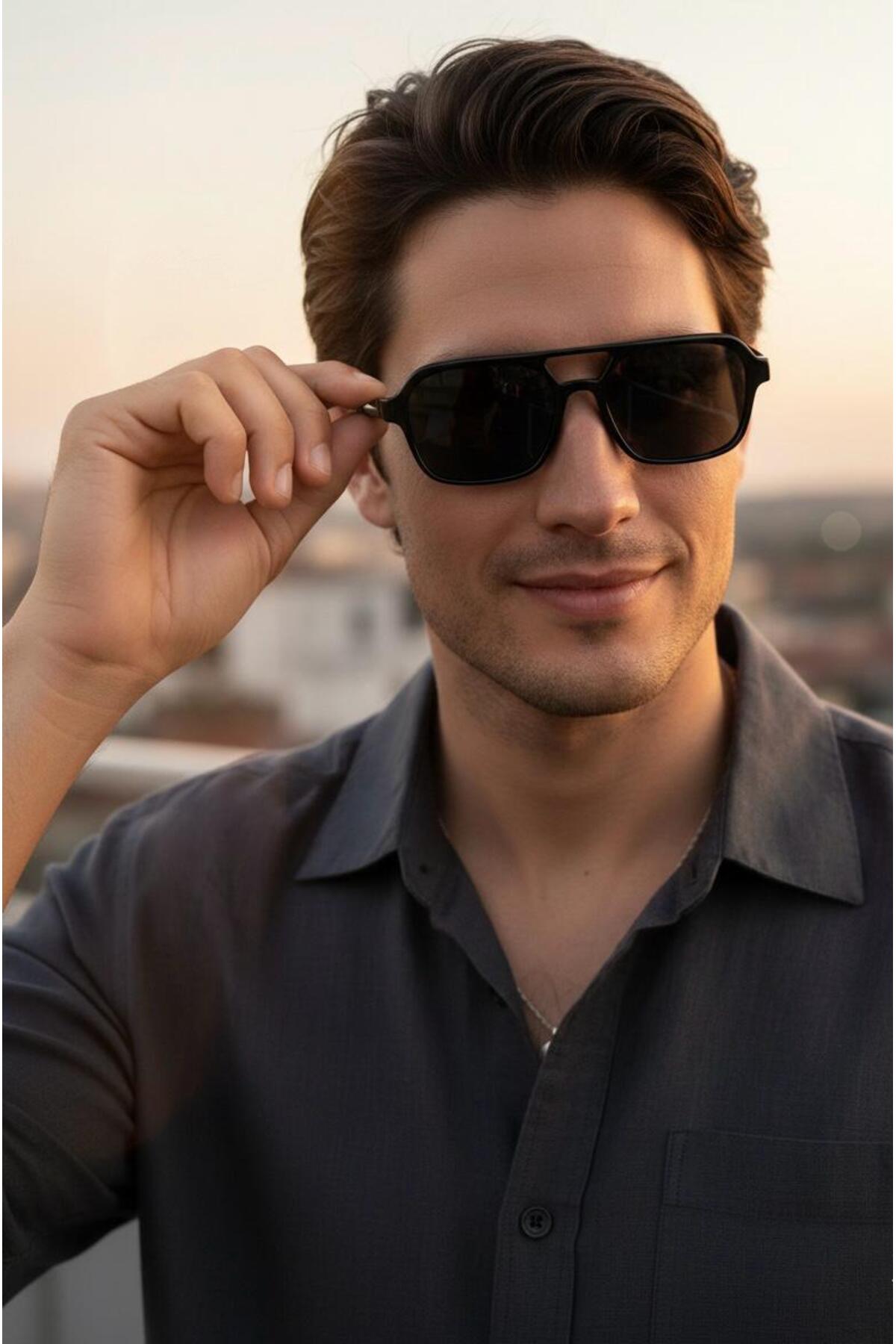 LUPİX KARE NEW MODEL KADIN ERKEK ÜNİSEX GÜNEŞ GÖZLÜĞÜ - Görsel 2